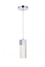 Elegant 5300D4C - Novastella 1 light Chrome LED Pendant