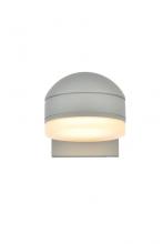 Elegant LDOD4015S - LED Wall Sconce D5''E6.5''H5.5'' Silver