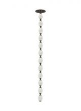 Visual Comfort & Co. Modern Collection 700CLR36BZ-LED930S - Sean Lavin Collier 1-light dimmable LED pendant with dark bronze finish and crystal shade