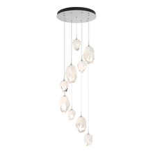 Hubbardton Forge - Canada 131142-SKT-LONG-02-WP0756 - Chrysalis 9-Light Mixed Crystal Pendant