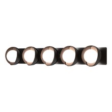 Hubbardton Forge - Canada 201379-SKT-14-14-GG0711 - Brooklyn 5-Light Straight Double Shade Bath Sconce