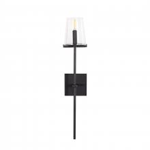 Russell Lighting WL6751/BK - Cleo - 1 Light Wall Sconce in Black