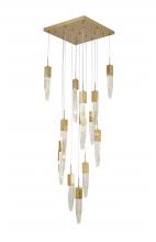 Bethel International Canada ADS22C24G - Chandelier Metal & Crystal