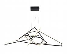 Bethel International Canada FIT33C66BK - LED Chandelier  Stainless Steel & Acrylic
