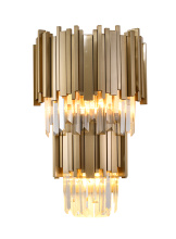 Bethel International Canada MU24-2W19BR - Brushed Gold Wall Sconce