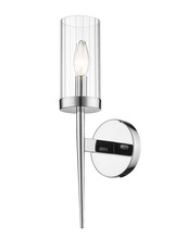 Bethel International Canada MU27W17CH - Wall Sconce Iron & Glass