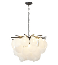 Bethel International Canada TD31C23BK - Satin Black Frame Chandelier