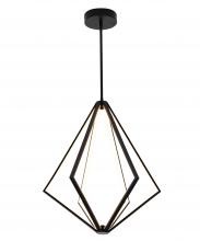Bethel International Canada WE02C25BK - LED Chandelier Metal & Silicone